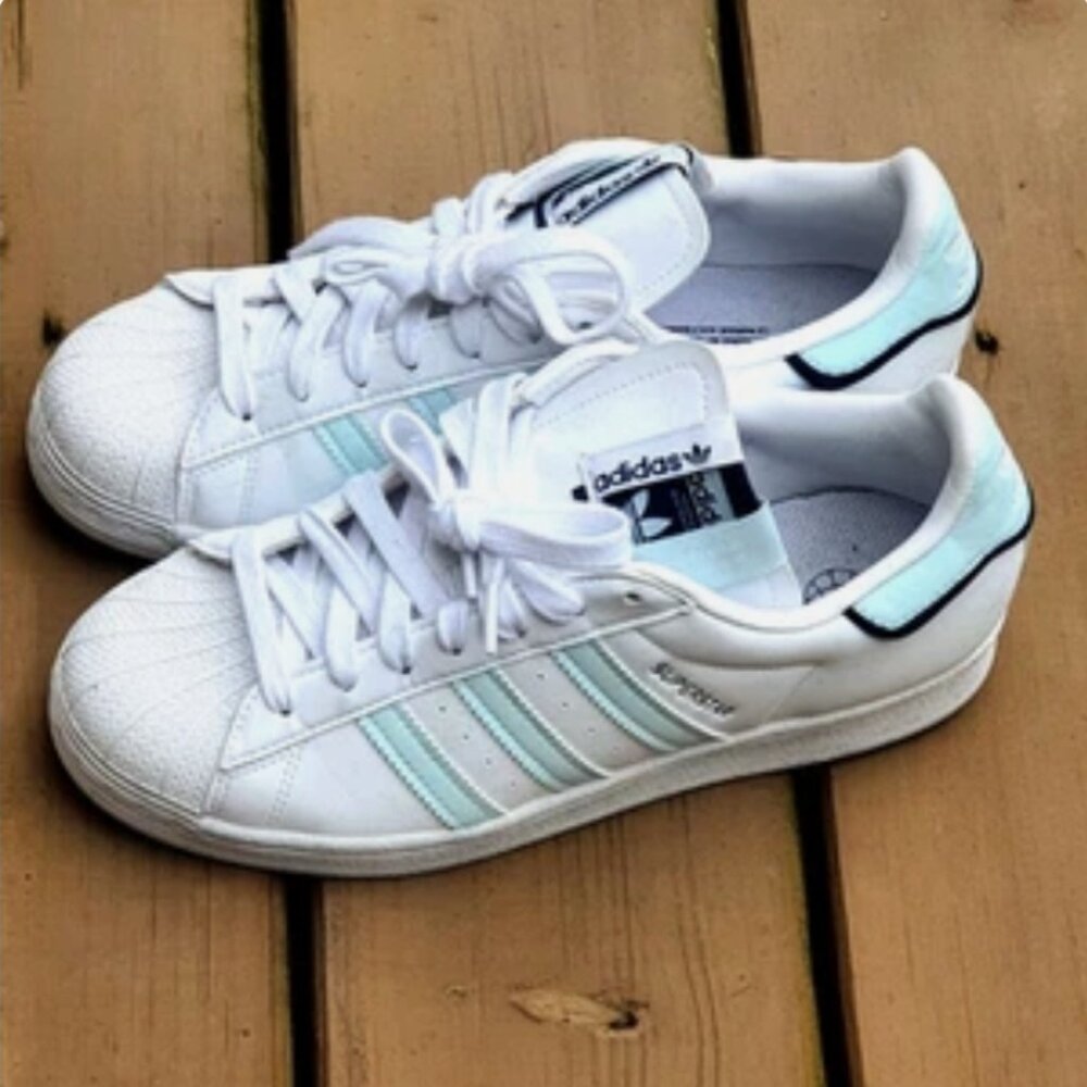 adidas Originals Superstar Women White/Almost Blue/Night Sky